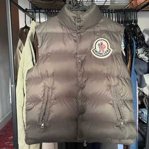 Moncler Men's Brown Puffer Vest